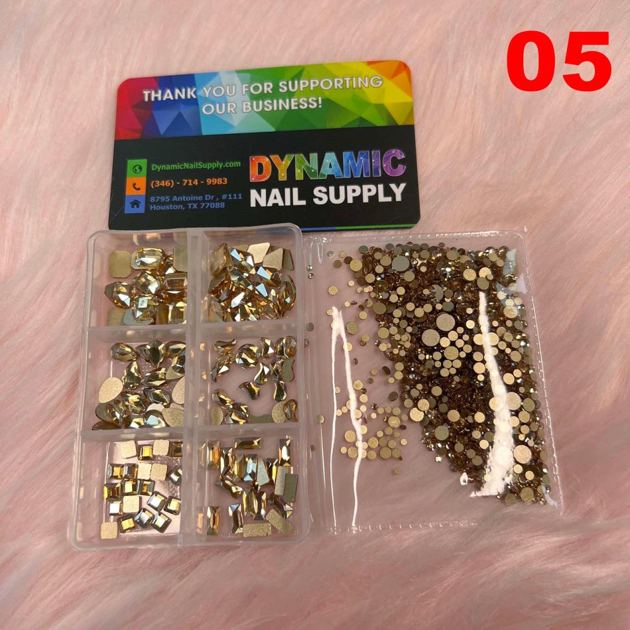 Bold in a Blink: Rhinestone Set – Includes 6 Big Shapes and Mixed Sizes Round Shapes ($15.99)