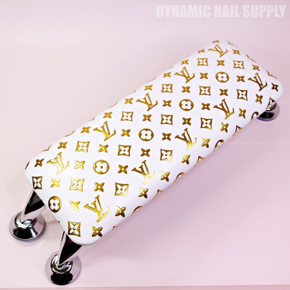 white gold LV pattern armrest - 4