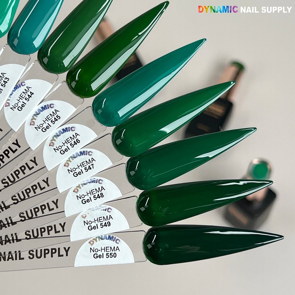 No-HEMA gel polish swatches 541-550 - 3
